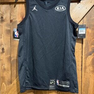 Black Nike Jordan KIA NBA Jersey